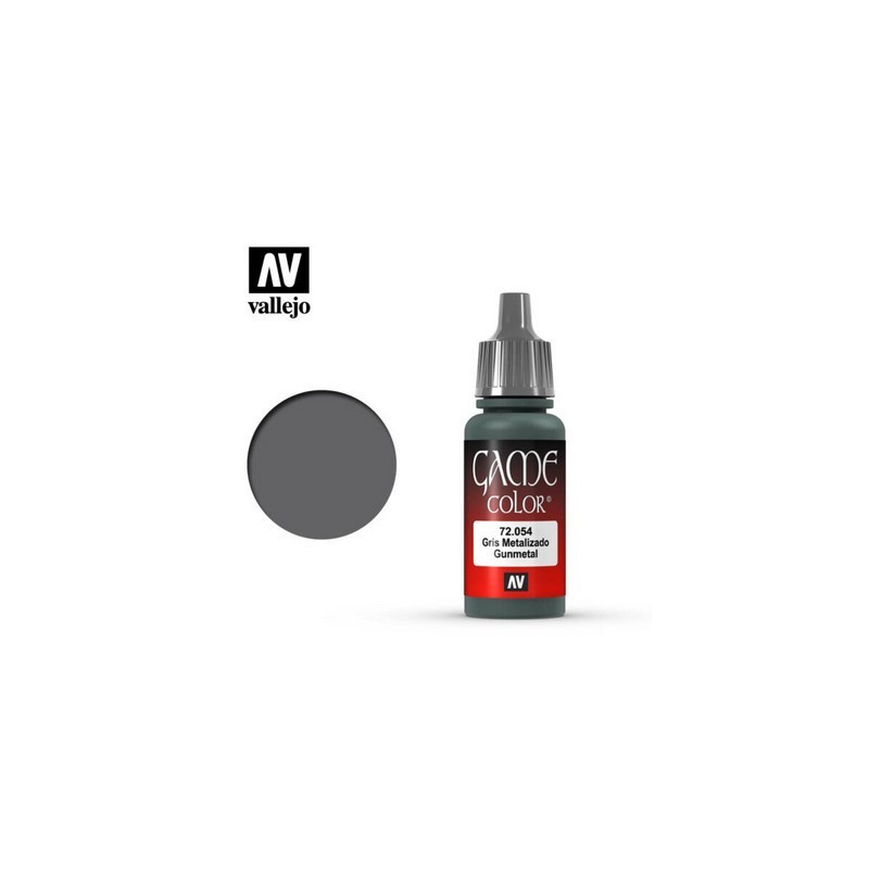 Vallejo 72054 Gunmetal Metal
