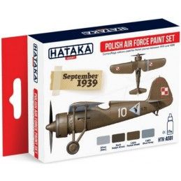 Hataka Hobby HTK-AS01Polish Air Force paint set