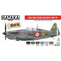 Hataka Hobby HTK-AS16 Early WW2 French Air Force paint set