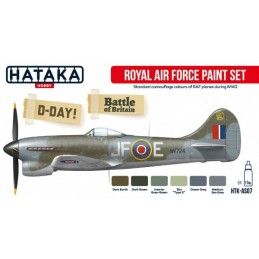Hataka Hobby HTK-AS07 Royal Air Force paint set