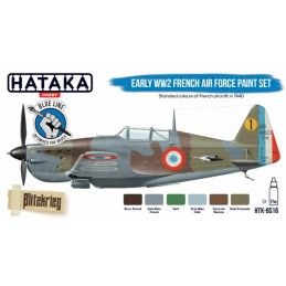 Hataka Hobby HTK-BS16 Early WW2 French Air Force paint set