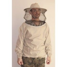 Bluza pszczelarska nierozpinana z kapeluszem rozmiar XL - AGAMARKET