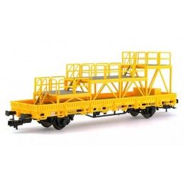 Wagon platforma z podestem do montażu sieci trakcyjnej Kibri 26262