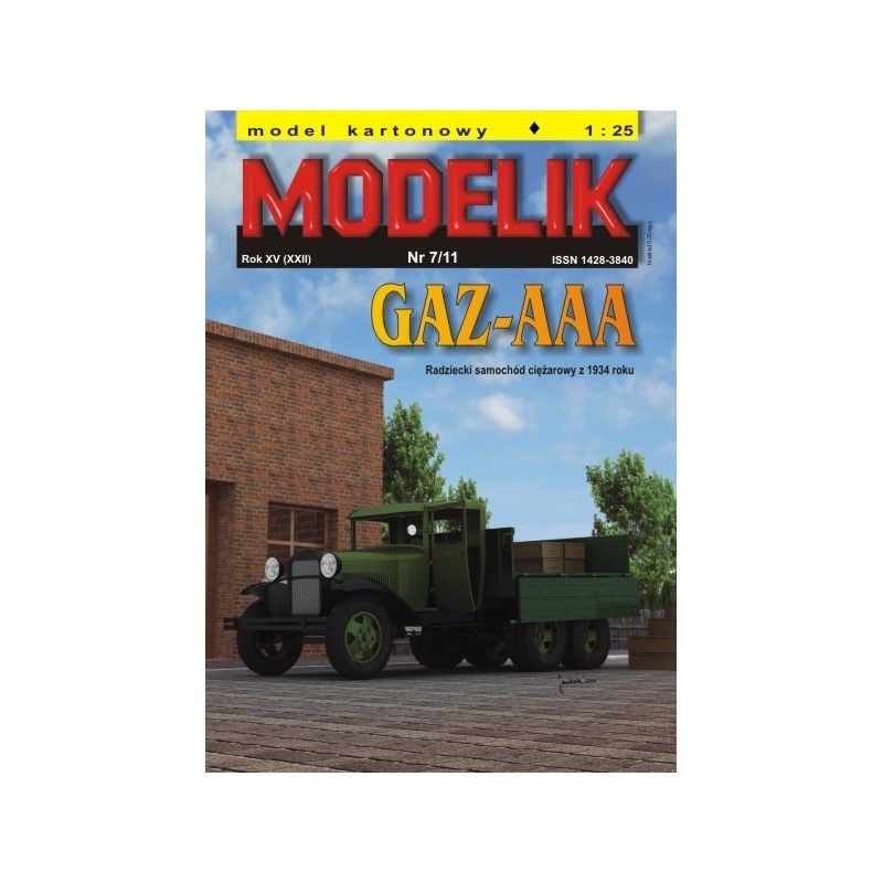 GAZ-AAA samochód ciężarowy MODELIK 1107