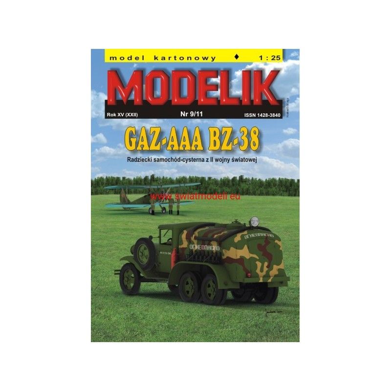 GAZ-AAA BZ-38 Cysterna MODELIK 1401