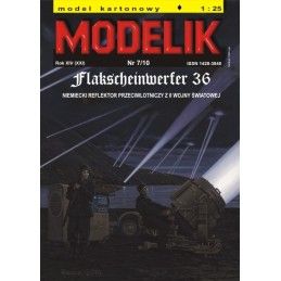 FLAKSCHEINWERFER 36 reflektor przeciwlotniczy MODELIK 1007