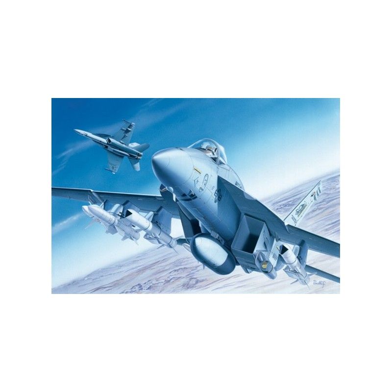 Samolot wielozadaniowy F/A - 18E SUPER HORNET Italeri 0083