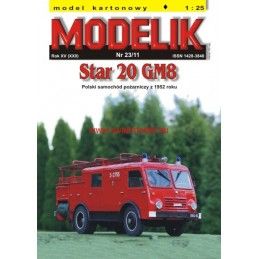 STAR 20 GM8 samochód pożarniczy MODELIK 1123