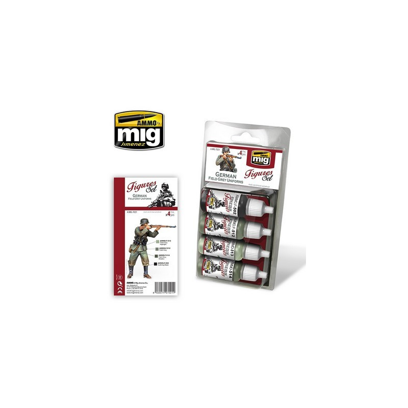 AMIG 7021, German field grey uniforms, AMMO of Mig