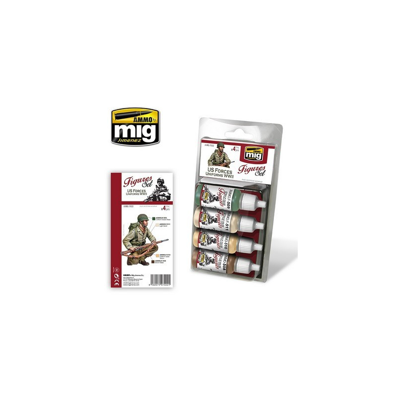 AMIG 7022, US Forces uniforms WWII, AMMO of Mig