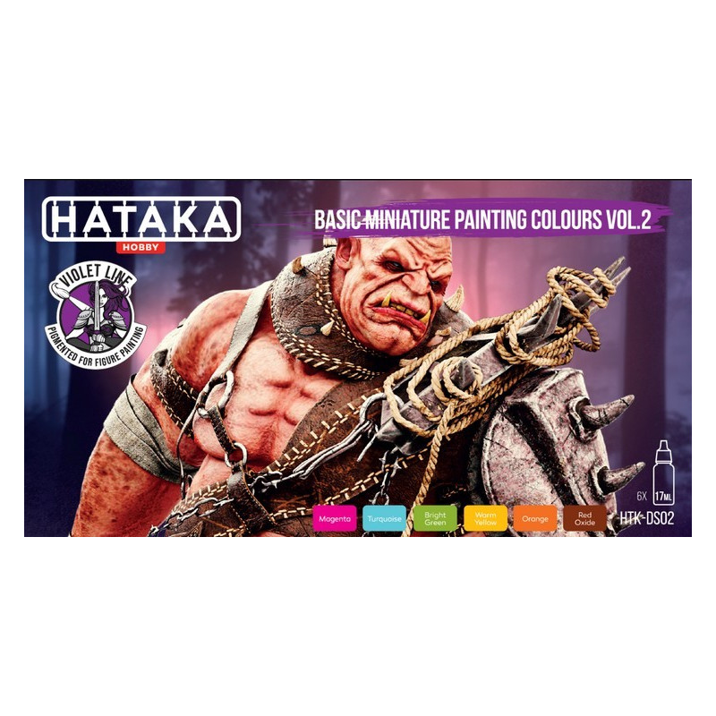 Hataka Hobby HTK-DS02 Basic Miniature Painting Colours vol. 2
