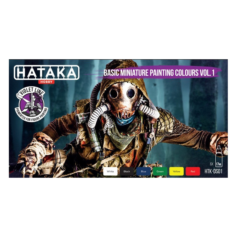 Hataka Hobby HTK-DS01 Basic Miniature Painting Colours vol. 1