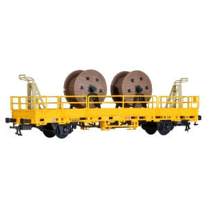 Unimog drogowo - torowy z wagonem i ładunkiem KIBRI 16062