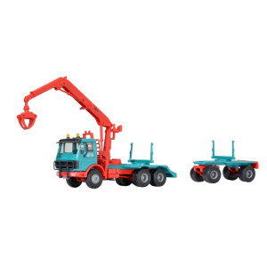 Mercedes 2226 - 2636 z przyczepą do dłużycy KIBRI 12201