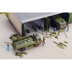 Zestaw dodatków wojskowych do modeli ciężarówek KIBRI 18032