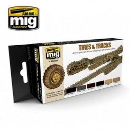 TIRES AND TRACKS Ammo of Mig AMIG 7105