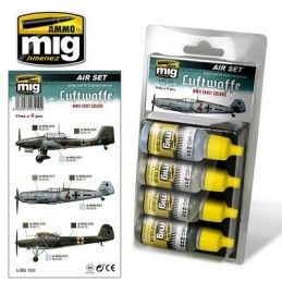 LUFTWAFFE WWII EARLY COLORS, AMMO of Mig, AMIG 7210