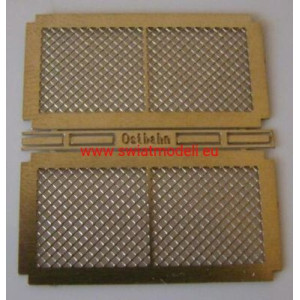 Siatka ogrodzeniowa w ramie metalowej AH0-01 Ostbahn Modele Kolejowe