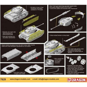 Czołg średni Pz.Kpfw. IV ausf. J Dragon 7629