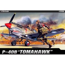 P-40B TOMAHAWK ACADEMY 12456