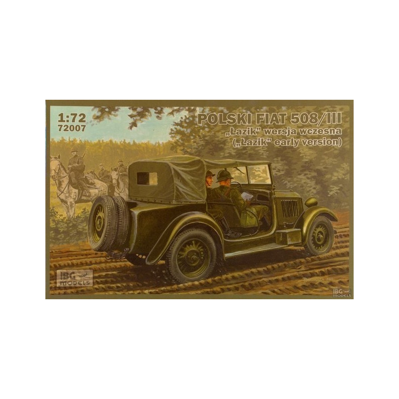Samochód terenowy, Polski FIAT 508/III Łazik, wczesna wersja, IBG 72007
