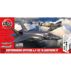 Supermarine Spitfire & F-35B Lightning II, AIRFIX A50190
