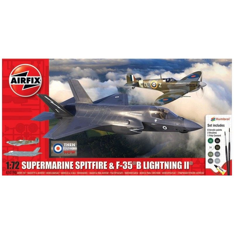 Supermarine Spitfire & F-35B Lightning II, AIRFIX A50190
