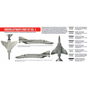 Hataka Hobby HTK-AS66 Modern Luftwaffe paint set vol. 4