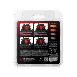 Vallejo 72377, Red color set