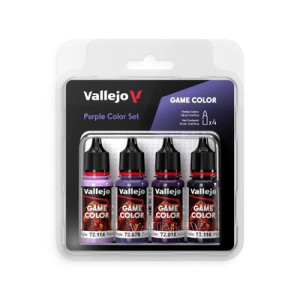 Vallejo 72382, Purple color set