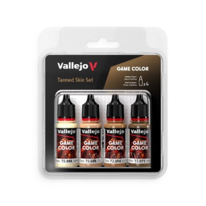 Vallejo 72380, Tanned skin set