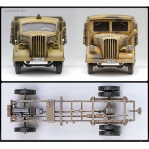 German cargo truck, Opel Blitz, Academy, 13404