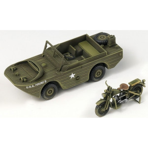 M3 Half track, 1/4 ton amphibian, Academy, 13408