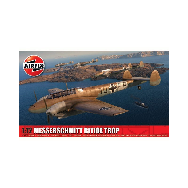 Messerschmitt BF-110E TROP, AIRFIX, A03081A