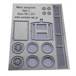 Wózek mleczarski ażurowy, AH0-119, Ostbahn Modele Kolejowe