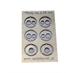 Wkłady do reflektorów średnicy 3.95 mm, DH0-95, Ostbahn Modele Kolejowe