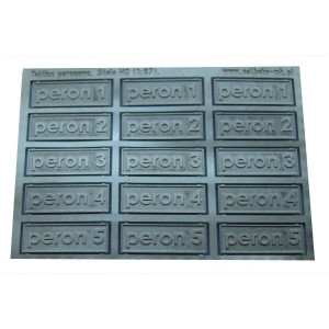 Tablice peronowe, AH0-115, Ostbahn Modele Kolejowe