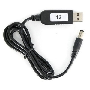 Zasilacz 12V z wtyku USB - 5V na 12V - DC 5.5/2.1mm