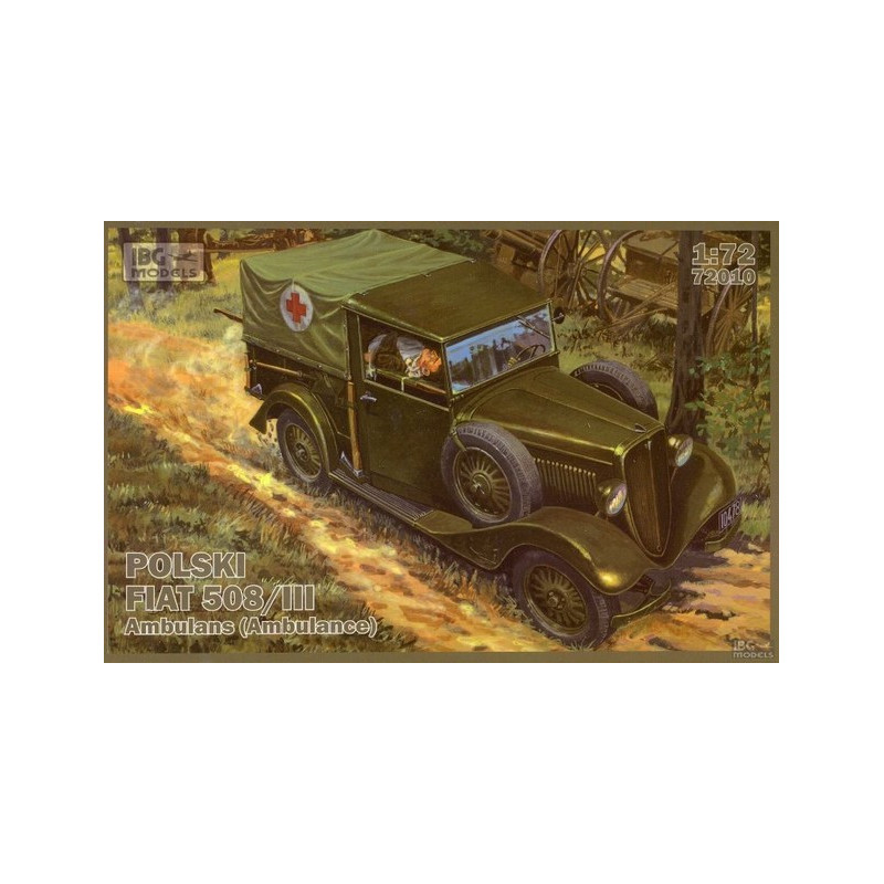 Ambulans, Polski Fiat 508/III, 1939, IBG 72010