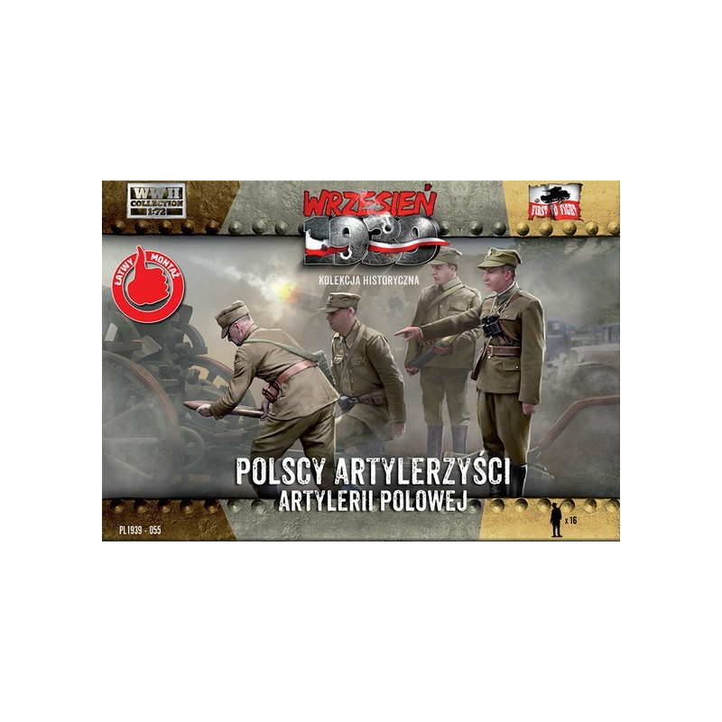 Polscy artylerzyści, artyleria polowa, 1939, First to Fight 055