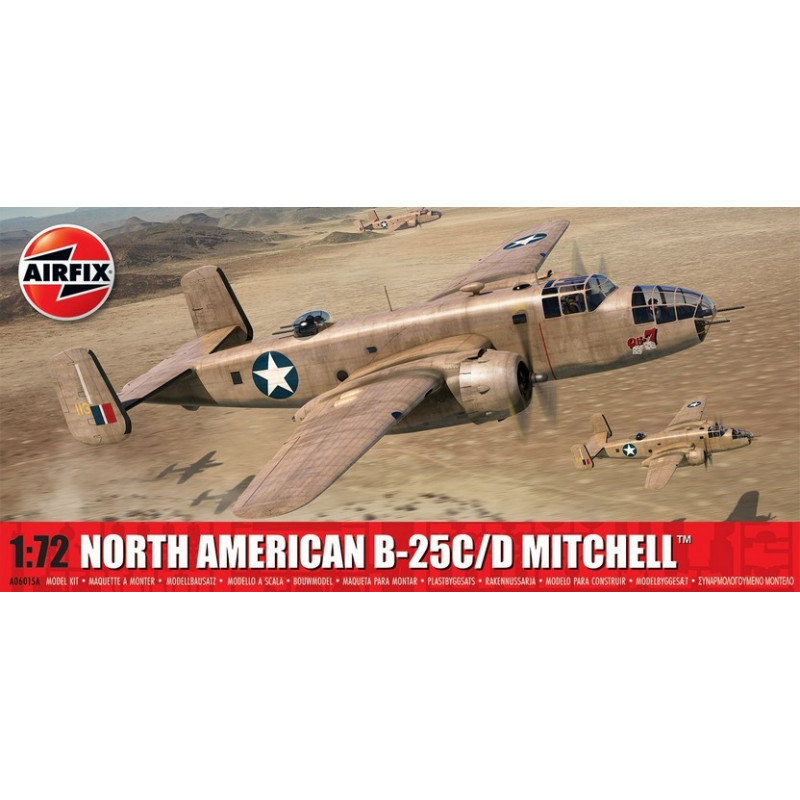 North American B-25 C/D Mitchell, AIRFIX, A06015A