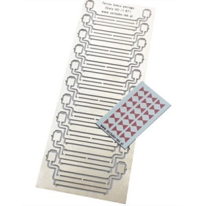 Tarcze końca pociągu, do zawieszenia na buforach, DH0-131, Ostbahn Modele Kolejowe