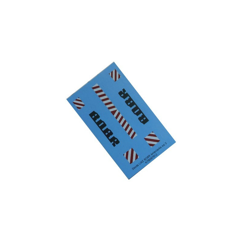 Skoda śmieciarka, BOBR, kalkomania, KoTeBi KTB087812