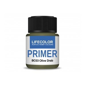 Lifecolor BC03, Olive Drab, Primer