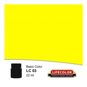 Lifecolor LC03, Matt Yellow, FS33591