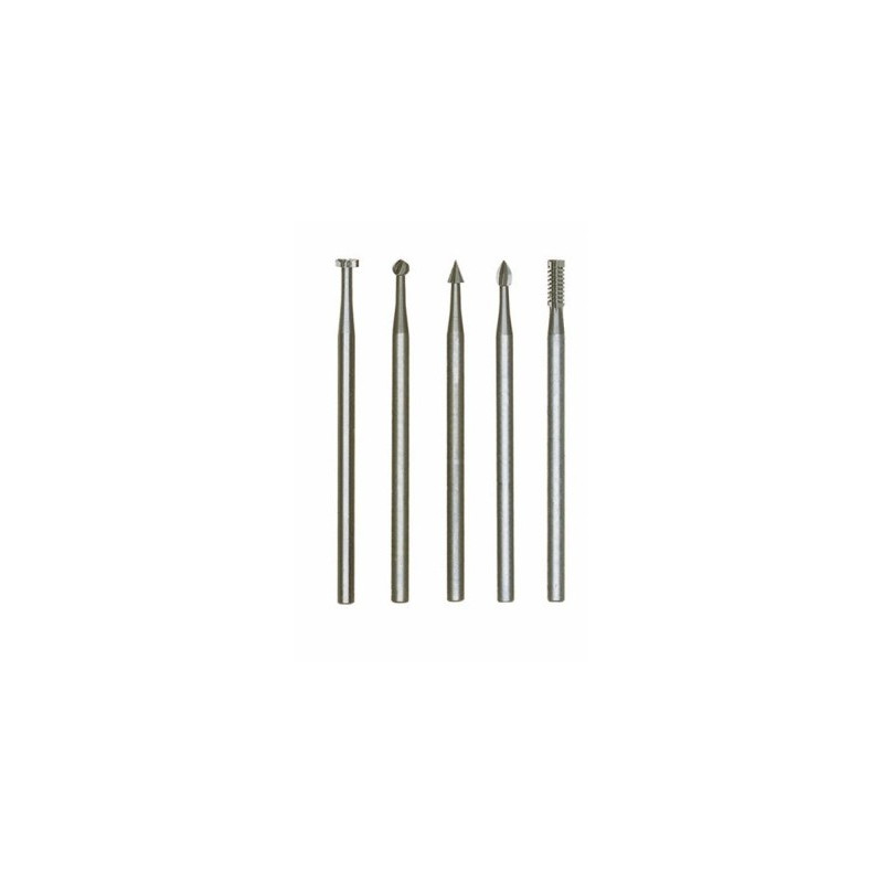 Frez ze stali wolframowo-wanadowej, Proxxon, zestaw [5 szt.], PR28710