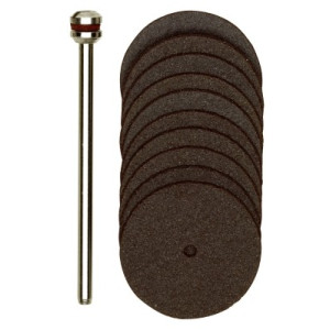 Tarcza tnąca 22 mm korundowa Proxxon + trzpień [10 szt.], PR28810