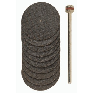 Tarcza tnąca 22 mm ze splotem Proxxon trzpień [10 szt.], PR28808