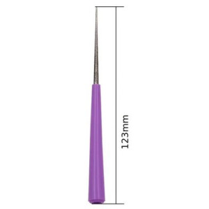 Pilnik modelarski, igłowy, diamentowy, 123mm 0.80-3.0 mm