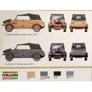 VW typ 82, Kubelwagen, Italeri 0312